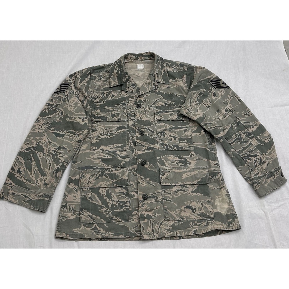U.S Air‎ Force Women Military Camo Jacket Size 10R Utility Uniform Coat